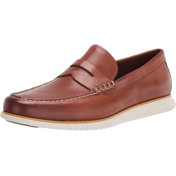 SOLD!!!!!Cole Haan 2.0 Zerogrand Penny Loafer in Briti Tan Size 10.5. - Picture 11 of 12
